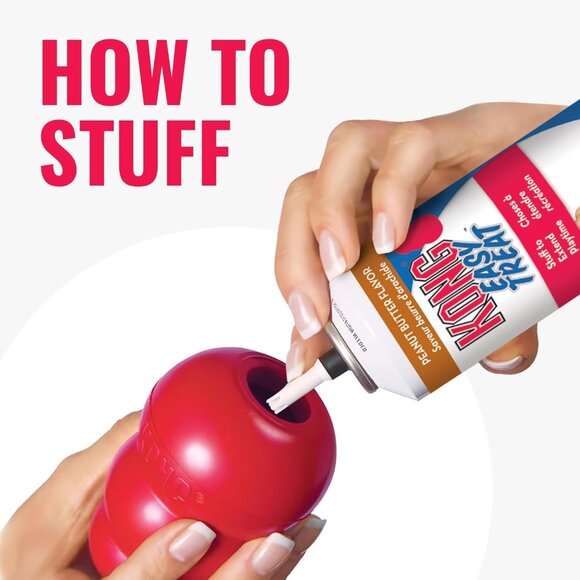 Classic Stuffable Dog Toy - Fetch & Chew Toy for Dogs - Treat-Filling Capabiliti - Picture 4 of 9